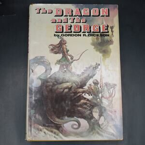 The Dragon and the George Gordon R Dickson Book Club Ed Nelson Doubleday Vintage